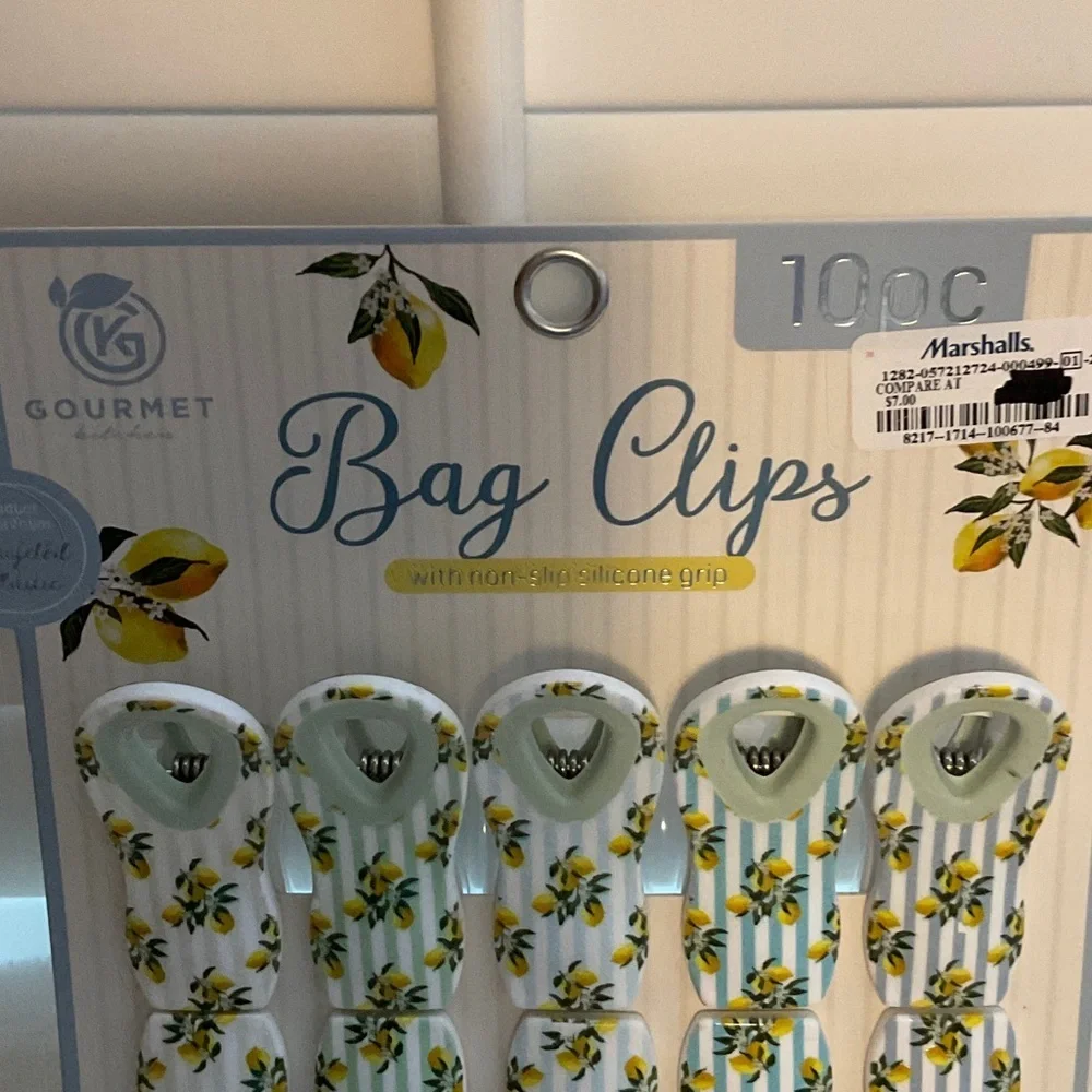 Bag Clips - Lemon Design